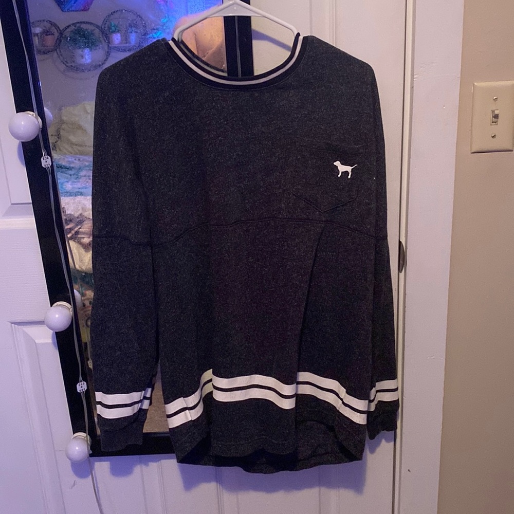 Oversized warm long sleeve PINK shirt